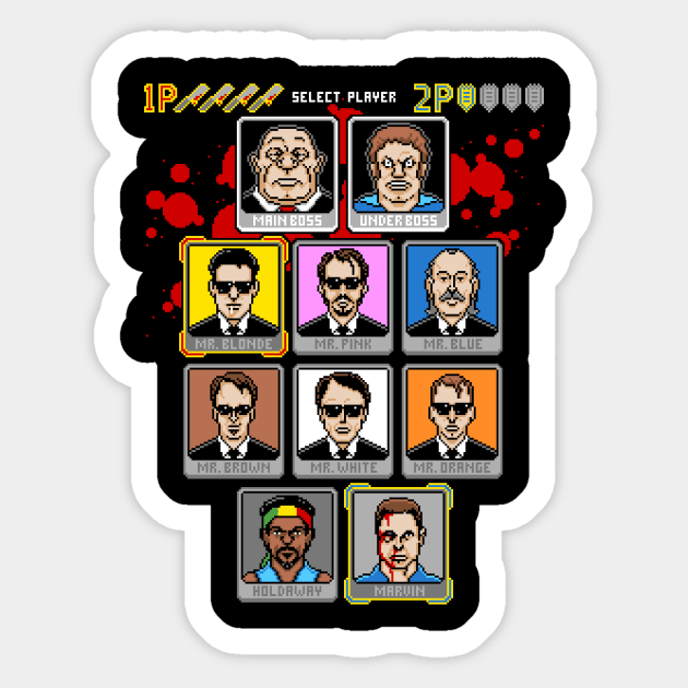 8 Bit Reservoir Sticker by tomburns